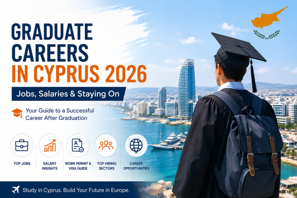 Graduate careers in Cyprus 2026 – jobs, salaries and post-study work opportunities for international students